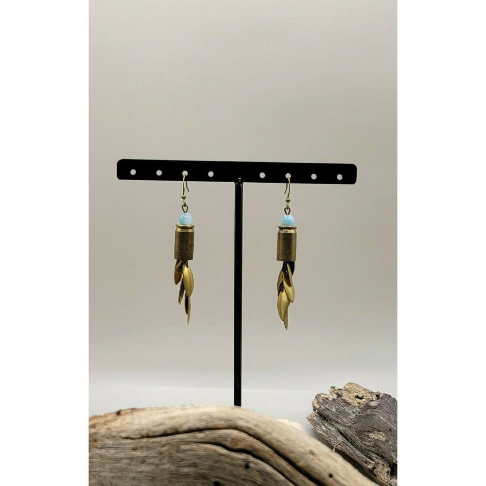 Fishing lure bulletshell earrings